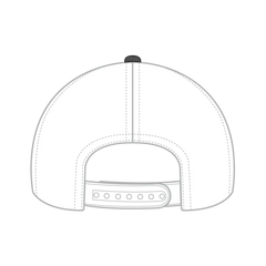 OTTO 83-1299 ’OTTO Comfy Fit’ 6 Panel Low Profile Mesh Back Trucker Cap - Blk/Wht - Blk/Wht / 6 1/2’’ - 7 5/8’’