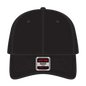 OTTO 83-1299 ’OTTO Comfy Fit’ 6 Panel Low Profile Mesh Back Trucker Cap - Black - Black / 6 1/2’’ - 7 5/8’’