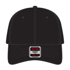 OTTO 83-1299 ’OTTO Comfy Fit’ 6 Panel Low Profile Mesh Back Trucker Cap - Black - Black / 6 1/2’’ - 7 5/8’’