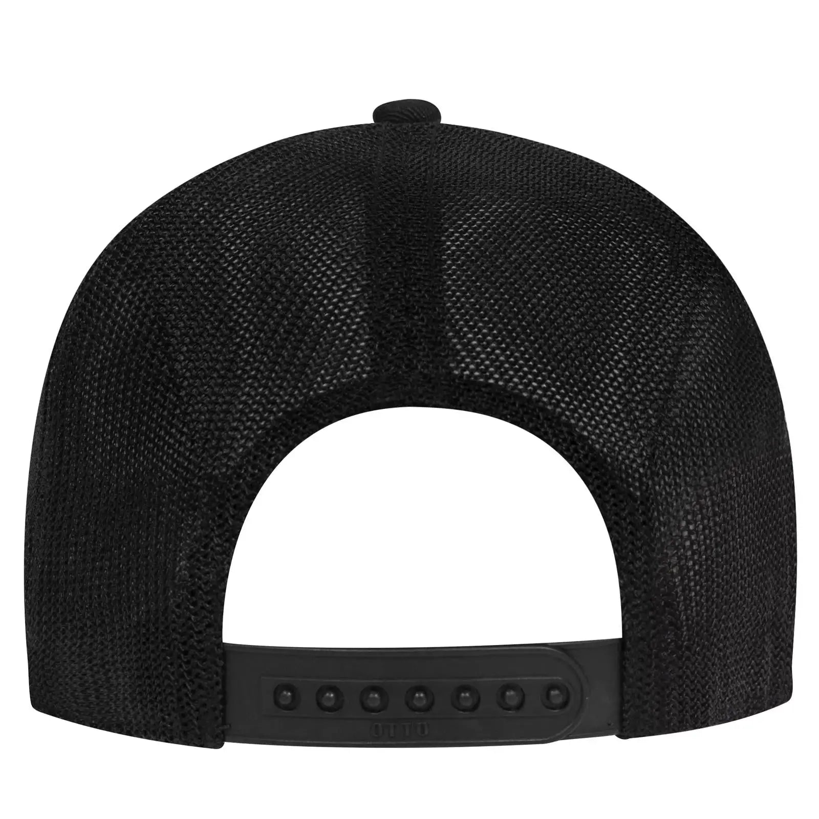 OTTO 83-1299 ’OTTO Comfy Fit’ 6 Panel Low Profile Mesh Back Trucker Cap - Black - Black / 6 1/2’’ - 7 5/8’’