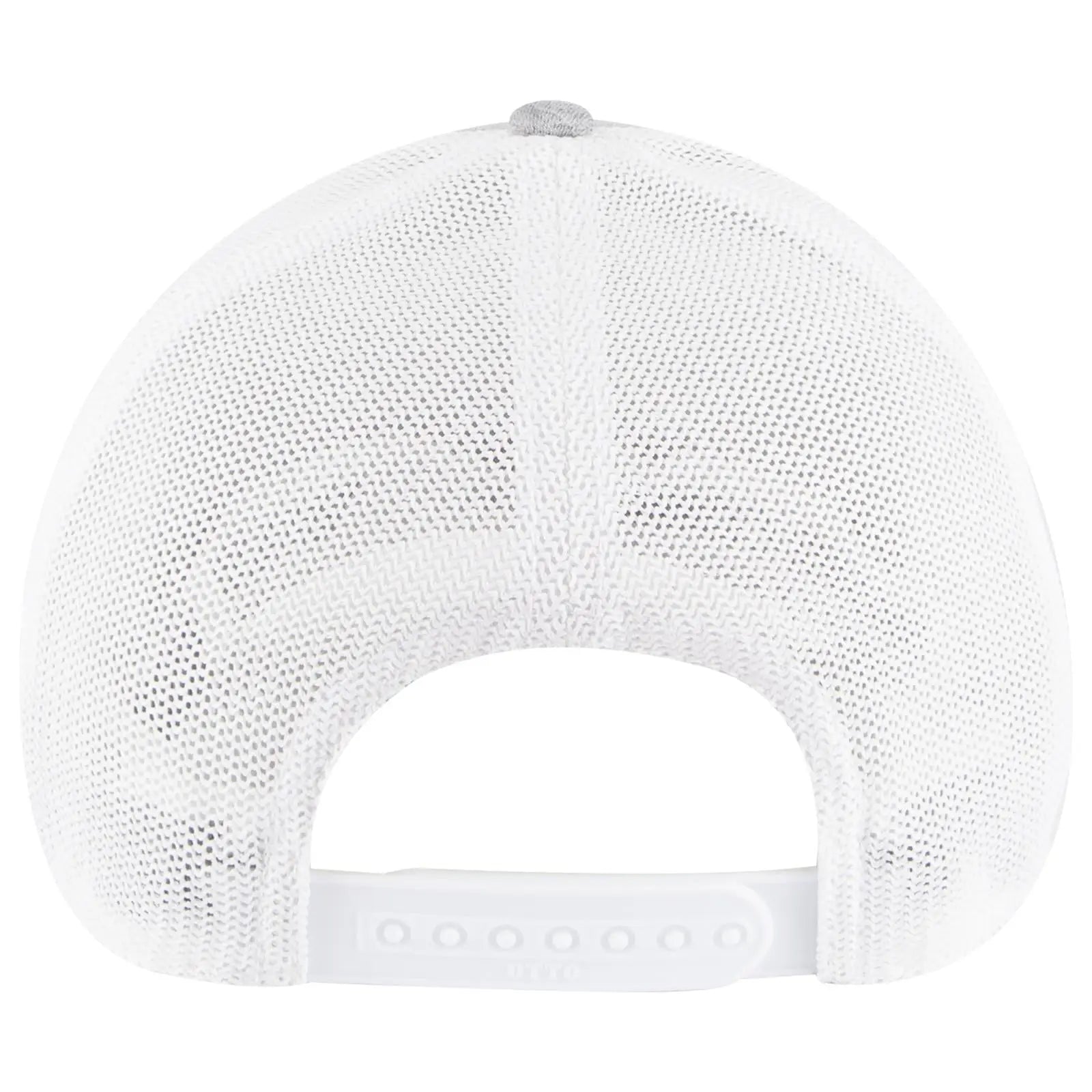 OTTO 83-1299 ’OTTO Comfy Fit’ 6 Panel Low Profile Mesh Back Trucker Cap - HeatherGray/HeatherGray/White