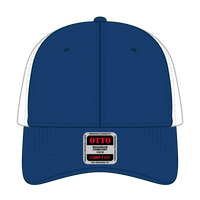 OTTO 83-1299 ’OTTO Comfy Fit’ 6 Panel Low Profile Mesh Back Trucker Cap - Ryl/Ryl/Wht - Ryl/Ryl/Wht / 6 1/2’’ - 7 5/8’’