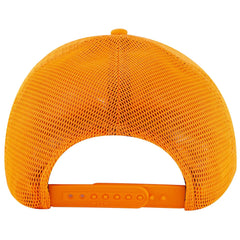 OTTO 83-2 ’OTTO Comfy Fit’ 6 Panel Low Profile Mesh Back Trucker Cap - N. Orange - N. Orange / 7 3/8’’ - 7 5/8’’