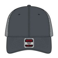 OTTO 83-2 ’OTTO Comfy Fit’ 6 Panel Low Profile Mesh Back Trucker Cap - Char. Gray - Char. Gray / 7 3/8’’ - 7 5/8’’