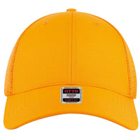 OTTO 83-2 ’OTTO Comfy Fit’ 6 Panel Low Profile Mesh Back Trucker Cap - N. Orange - N. Orange / 7 3/8’’ - 7 5/8’’