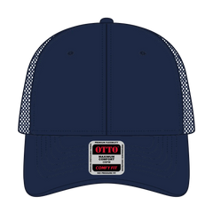 OTTO 83-2 ’OTTO Comfy Fit’ 6 Panel Low Profile Mesh Back Trucker Cap - Navy - Navy / 7 3/8’’ - 7 5/8’’