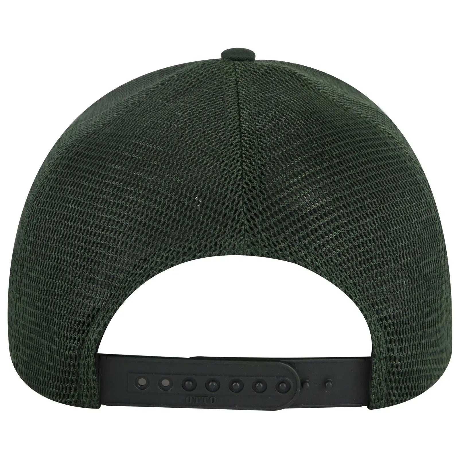OTTO 83-2 ’OTTO Comfy Fit’ 6 Panel Low Profile Mesh Back Trucker Cap - Dk. Green - Dk. Green / 7 3/8’’ - 7 5/8’’