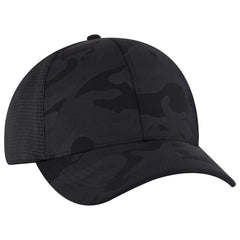 OTTO 83-2 ’OTTO Comfy Fit’ 6 Panel Low Profile Mesh Back Trucker Cap - Blk/Ch.Gry/Blk - Blk/Ch.Gry/Blk / 7 3/8’’ - 7