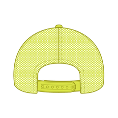 OTTO 83-2 ’OTTO Comfy Fit’ 6 Panel Low Profile Mesh Back Trucker Cap - N. Yellow - N. Yellow / 7 3/8’’ - 7 5/8’’