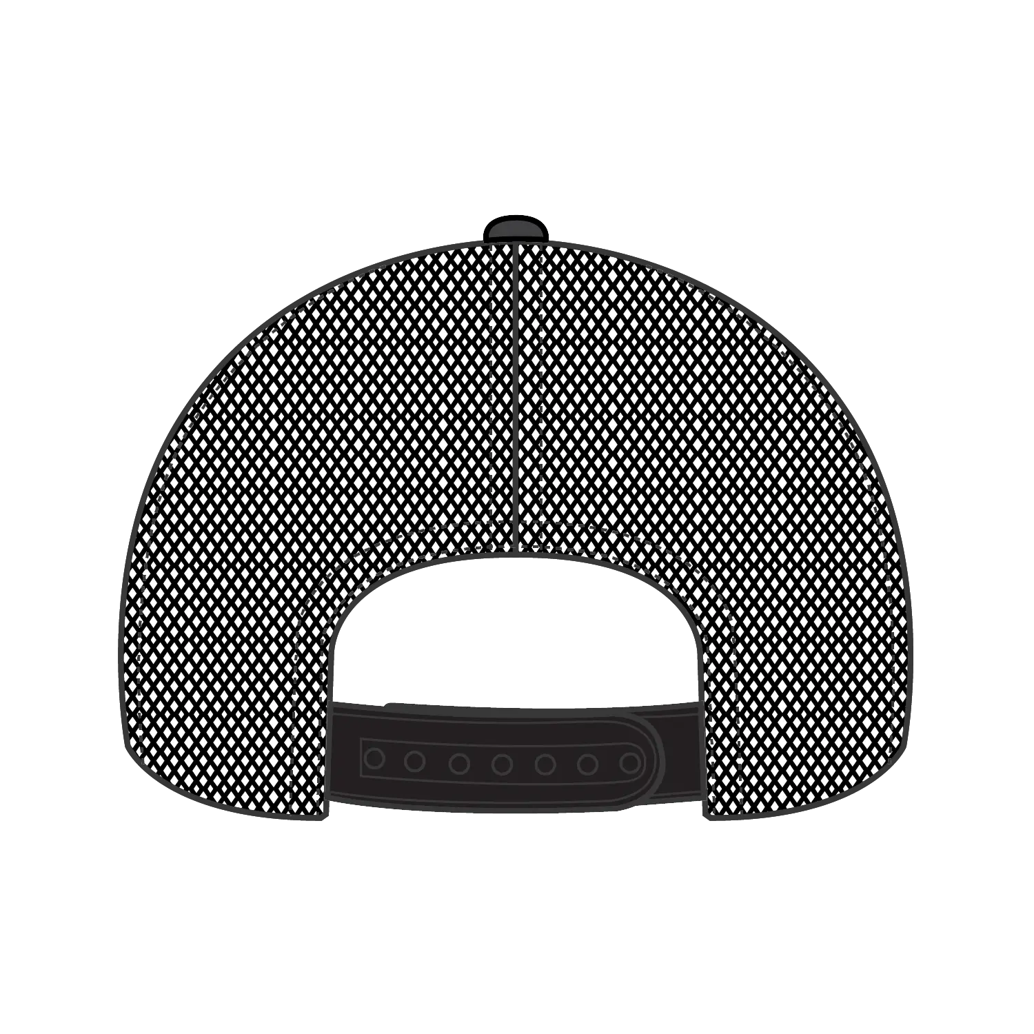 OTTO 83-2 ’OTTO Comfy Fit’ 6 Panel Low Profile Mesh Back Trucker Cap - Ch. Gry/Blk/Blk - Ch. Gry/Blk/Blk / 7 3/8’’ - 7