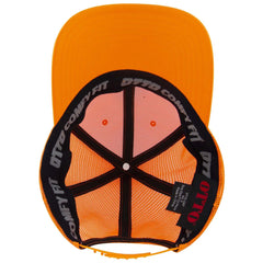 OTTO 83-2 ’OTTO Comfy Fit’ 6 Panel Low Profile Mesh Back Trucker Cap - N. Orange - N. Orange / 7 3/8’’ - 7 5/8’’