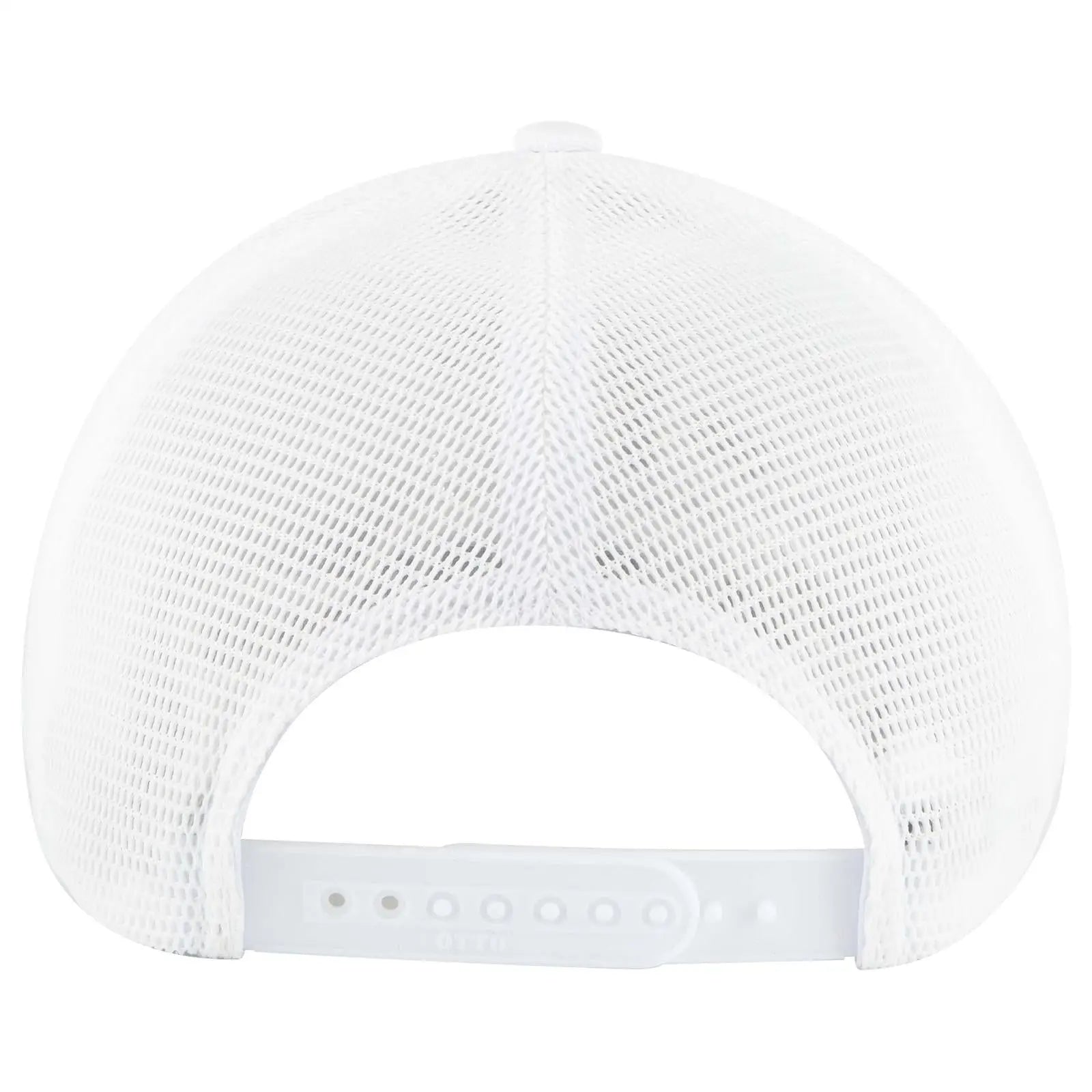 OTTO 83-2 ’OTTO Comfy Fit’ 6 Panel Low Profile Mesh Back Trucker Cap - White - White / 7 3/8’’ - 7 5/8’’