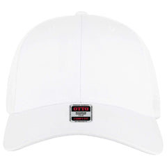 OTTO 83-2 ’OTTO Comfy Fit’ 6 Panel Low Profile Mesh Back Trucker Cap - White - White / 7 3/8’’ - 7 5/8’’