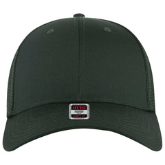 OTTO 83-2 ’OTTO Comfy Fit’ 6 Panel Low Profile Mesh Back Trucker Cap - Dk. Green - Dk. Green / 7 3/8’’ - 7 5/8’’