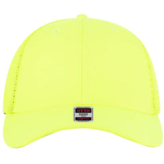 OTTO 83-2 ’OTTO Comfy Fit’ 6 Panel Low Profile Mesh Back Trucker Cap - N. Yellow - N. Yellow / 7 3/8’’ - 7 5/8’’