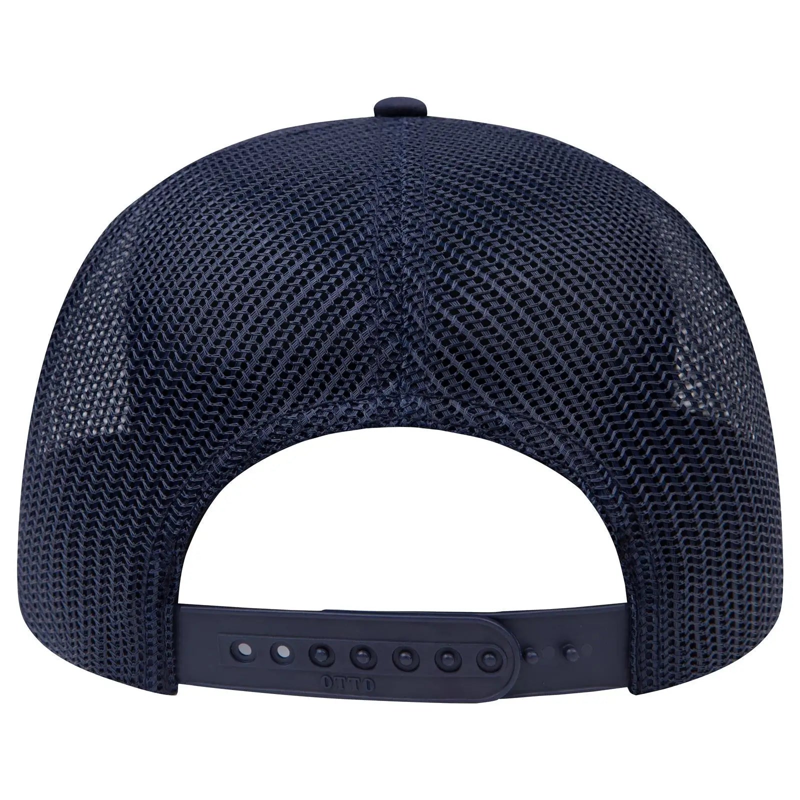 OTTO 83-3 6 Panel Low Profile Mesh Back Trucker Cap - Navy - Navy / 7 3/8’’ - 7 5/8’’