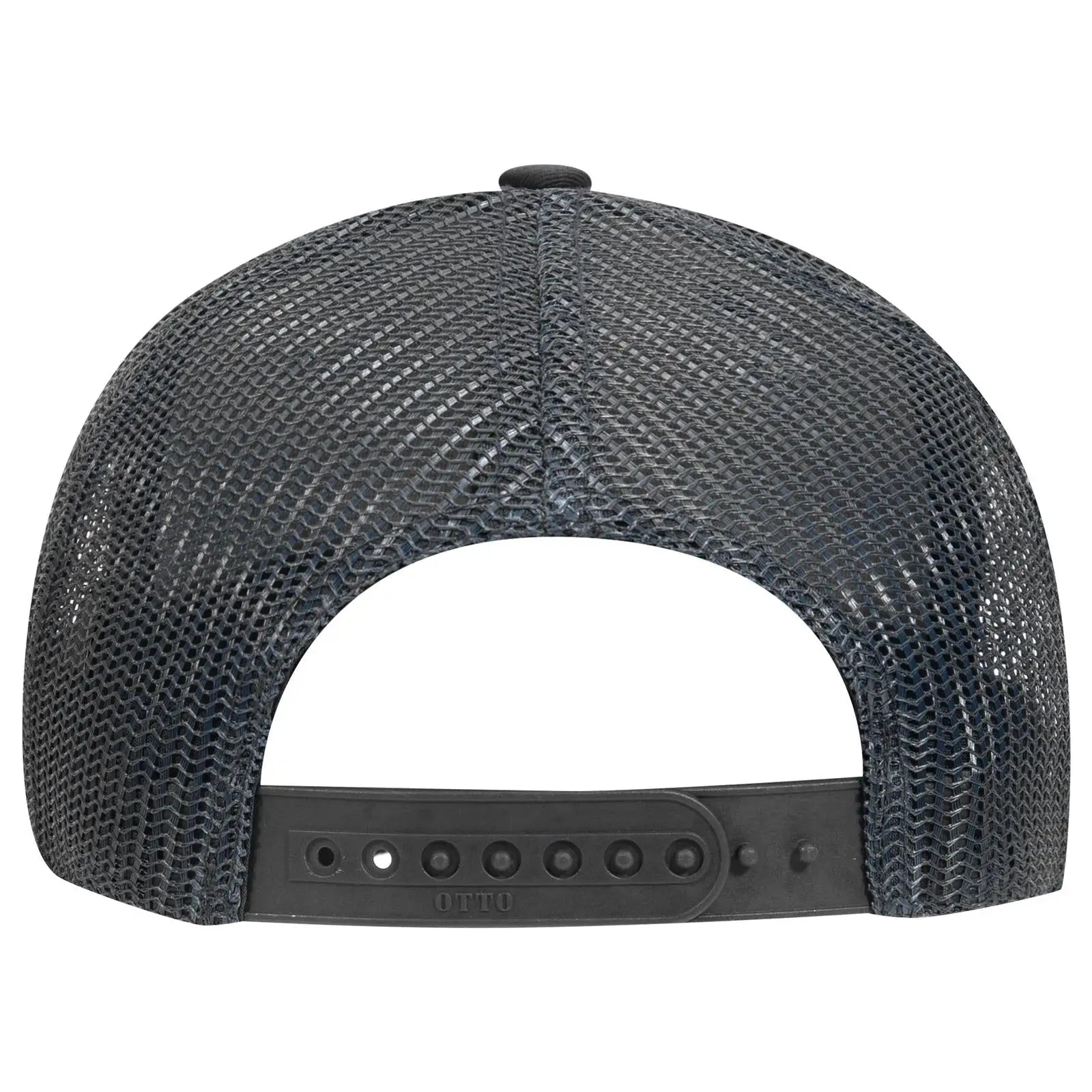 OTTO 83-473 6 Panel Low Profile Mesh Back Trucker Cap - Char. Gray