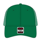 OTTO 83-473 6 Panel Low Profile Mesh Back Trucker Cap - Kelly - Kelly / 6 1/2’’ - 7 5/8’’
