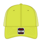 OTTO 83-473 6 Panel Low Profile Mesh Back Trucker Cap - N. Yellow - N. Yellow / 6 1/2’’ - 7 5/8’’