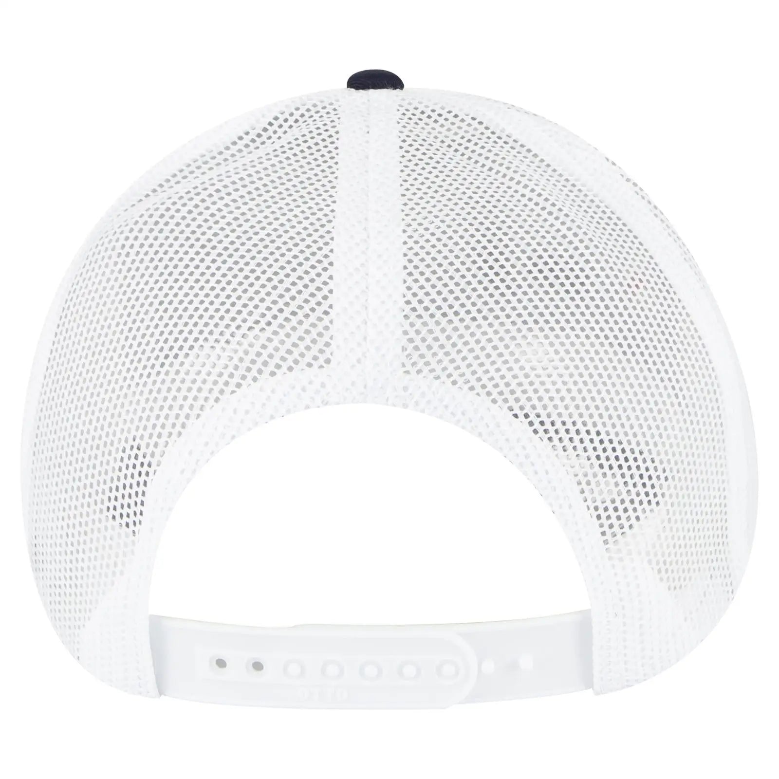 OTTO 83-473 6 Panel Low Profile Mesh Back Trucker Cap - Nvy/Nvy/Wht - Nvy/Nvy/Wht / 6 1/2’’ - 7 5/8’’