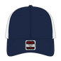 OTTO 83-473 6 Panel Low Profile Mesh Back Trucker Cap - Nvy/Nvy/Wht - Nvy/Nvy/Wht / 6 1/2’’ - 7 5/8’’