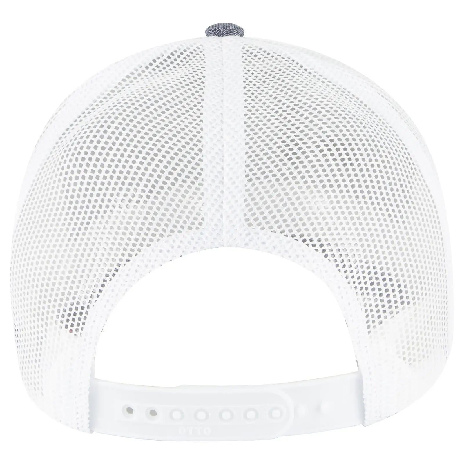 OTTO 83-473 6 Panel Low Profile Mesh Back Trucker Cap - Nvy/Wht - Nvy/Wht / 6 1/2’’ - 7 5/8’’