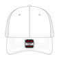 OTTO 83-473 6 Panel Low Profile Mesh Back Trucker Cap - White - White / 6’’ - 7 1/8’’
