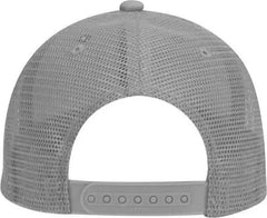 OTTO 83-473 Cotton Twill Low Profile Pro Style Mesh Back Cap with 6 Embroidered Eyelets - Gray - Gray / One Size Fits