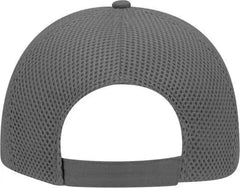 OTTO 83-605 Deluxe Cotton Twill Low Profile Air Mesh Back Cap - Charcoal Gray - Dark Gray / One Size Fits Most