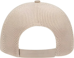 OTTO 83-605 Deluxe Cotton Twill Low Profile Air Mesh Back Cap - Khaki - Khaki / One Size Fits Most