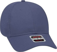 OTTO 83-605 Deluxe Cotton Twill Low Profile Air Mesh Back Cap - Navy - Navy / One Size Fits Most