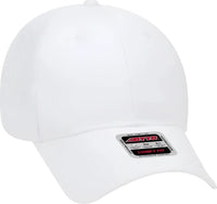 OTTO 83 605 Deluxe Cotton Twill Low Profile Air Mesh Back Cap White White / One Size Fits Most