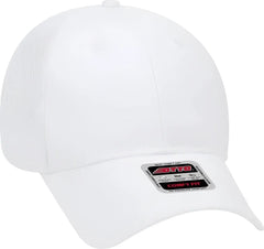 OTTO 83 605 Deluxe Cotton Twill Low Profile Air Mesh Back Cap White White / One Size Fits Most