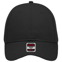 OTTO 83-605 ’OTTO Comfy Fit’ 6 Panel Low Profile Baseball Cap - Black - Black / 6 1/2’’ - 7 5/8’’