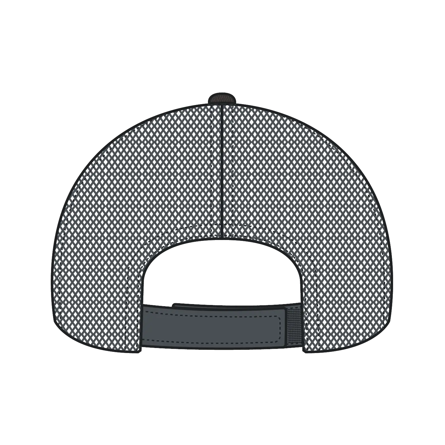 OTTO 83-605 ’OTTO Comfy Fit’ 6 Panel Low Profile Baseball Cap - Char. Gray - Char. Gray / 6 1/2’’ - 7 5/8’’