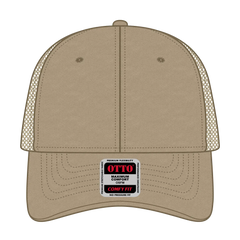 OTTO 83-605 ’OTTO Comfy Fit’ 6 Panel Low Profile Baseball Cap - Khaki - Khaki / 6 1/2’’ - 7 5/8’’