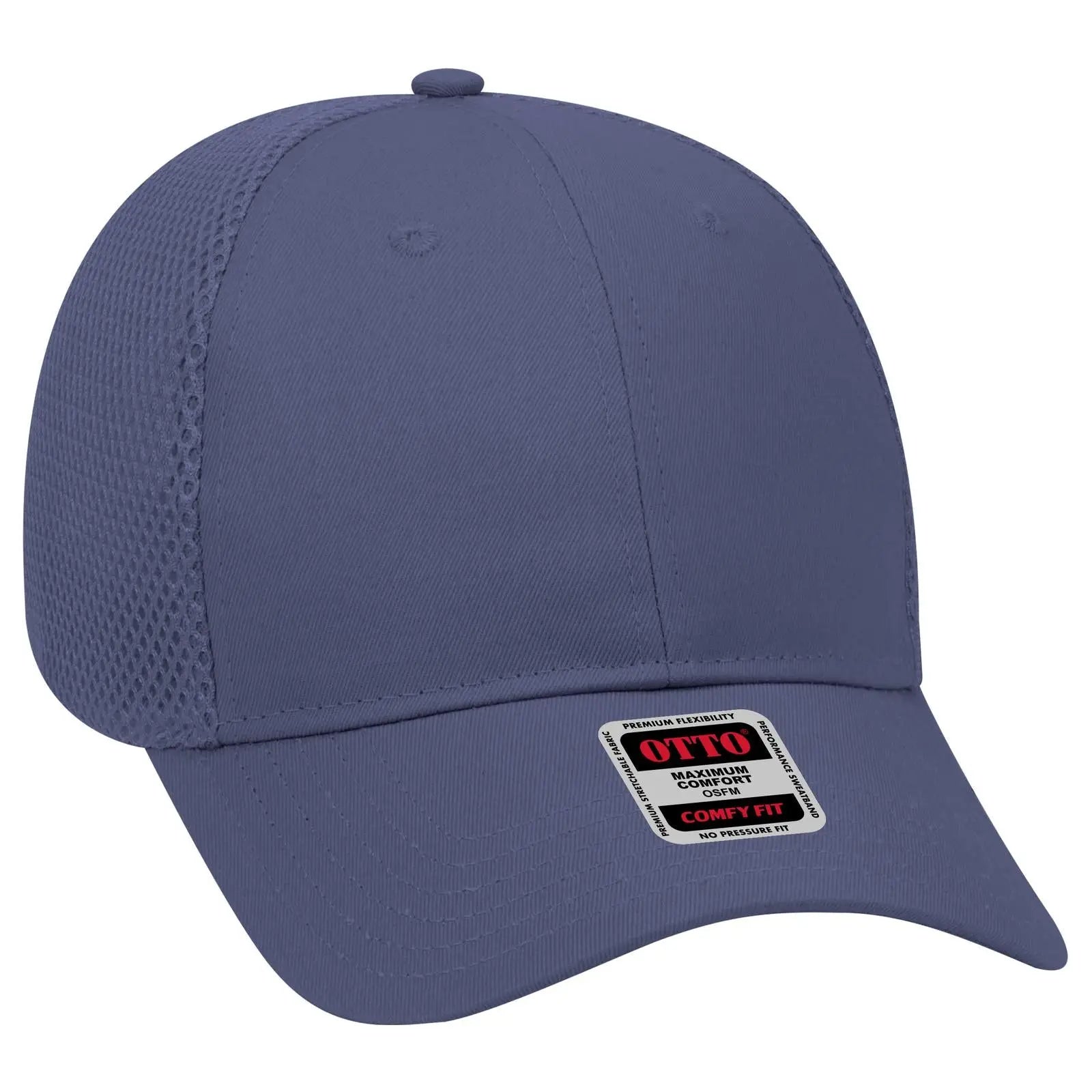OTTO 83-605 ’OTTO Comfy Fit’ 6 Panel Low Profile Baseball Cap - Navy - Navy / 6 1/2’’ - 7 5/8’’