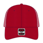 OTTO 83-605 ’OTTO Comfy Fit’ 6 Panel Low Profile Baseball Cap - Red - Red / 6 1/2’’ - 7 5/8’’