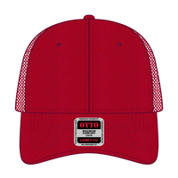 OTTO 83-605 ’OTTO Comfy Fit’ 6 Panel Low Profile Baseball Cap - Red - Red / 6 1/2’’ - 7 5/8’’