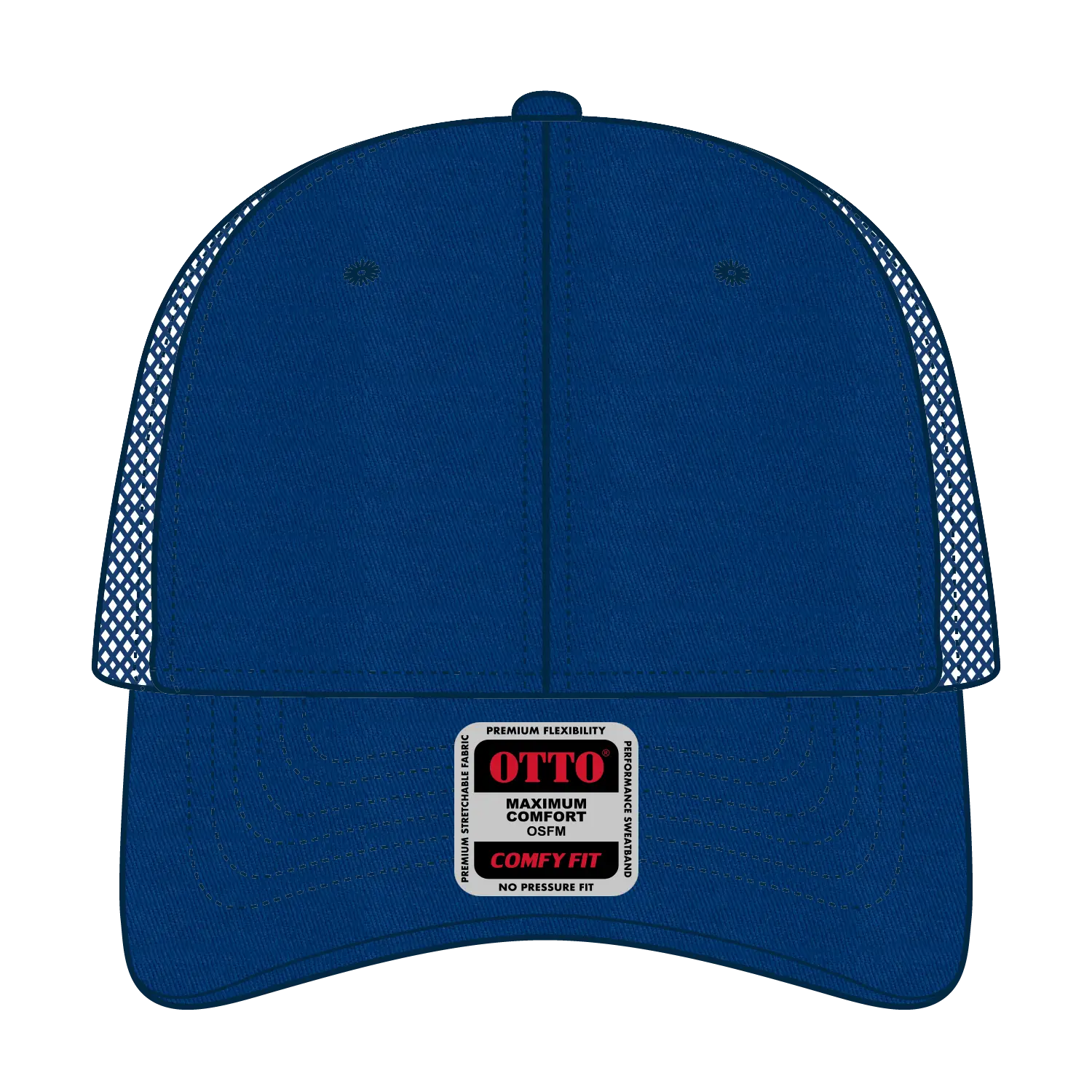 OTTO 83-605 ’OTTO Comfy Fit’ 6 Panel Low Profile Baseball Cap - Royal - Royal / 6 1/2’’ - 7 5/8’’