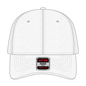 OTTO 83-605 ’OTTO Comfy Fit’ 6 Panel Low Profile Baseball Cap - White - White / 6 1/2’’ - 7 5/8’’