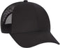 OTTO 83-932 Jersey Knit Low Profile Pro Style Mesh Back Cap - Black - Black / One Size Fits Most
