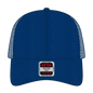 OTTO 83-942 6 Panel Low Profile Mesh Back Trucker Cap - Royal - Royal / 6 1/2’’ - 7 5/8’’