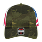 OTTO 88-1280 6 Panel Low Profile Mesh Back Trucker Cap - Camo 00816 - Camo 00816 / 6 1/2’’ - 7 5/8’’