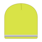 OTTO 91-1237 9’’ Classic Knit Beanie W/ Reflective Stripe - N. Yellow - N. Yellow / 6 1/2’’ - 7 5/8’’