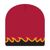 OTTO 91-628 8’’ Reversible Beanie - Red/Blk/Gld - Red/Blk/Gld / 6 1/2’’ - 7 5/8’’