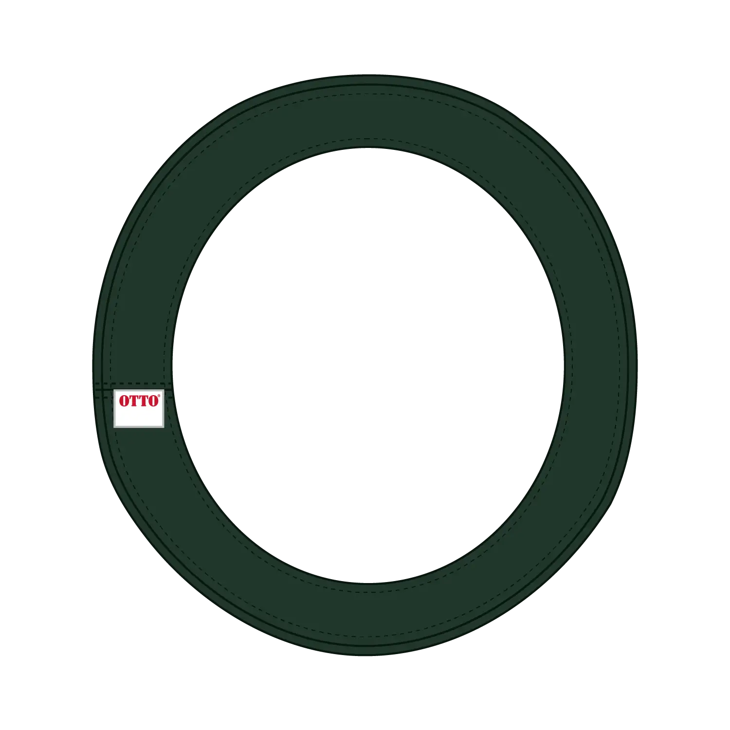 OTTO 92-1097 Hat Band - Dk. Green