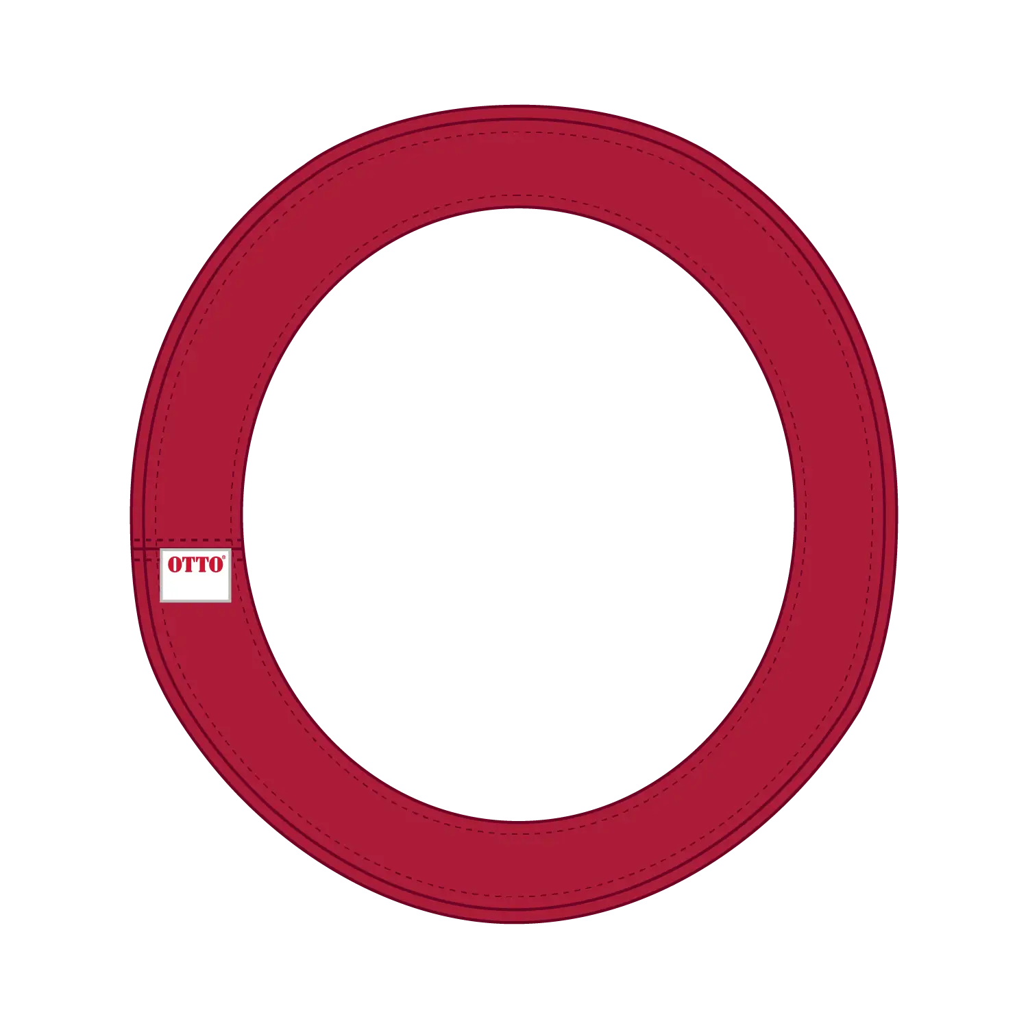 OTTO 92-1097 Hat Band - Red