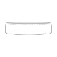 OTTO 92-1097 Hat Band - White - White / M