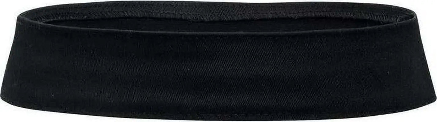 OTTO 92 1097 Stretchable Cotton Twill Hat Band Black Black / M